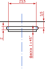 сменить расположение паза под вывод шлейфа на внешний вид